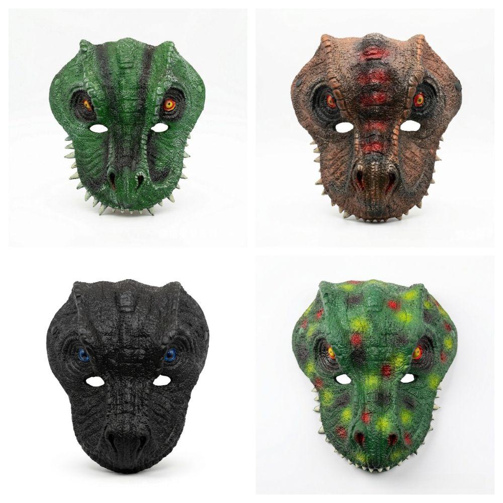 Masque réaliste de Tyrannosaure Rex Masque d'horreur pour Cosplay Masque de jeu de rôle Masque de dinosaure Carnaval