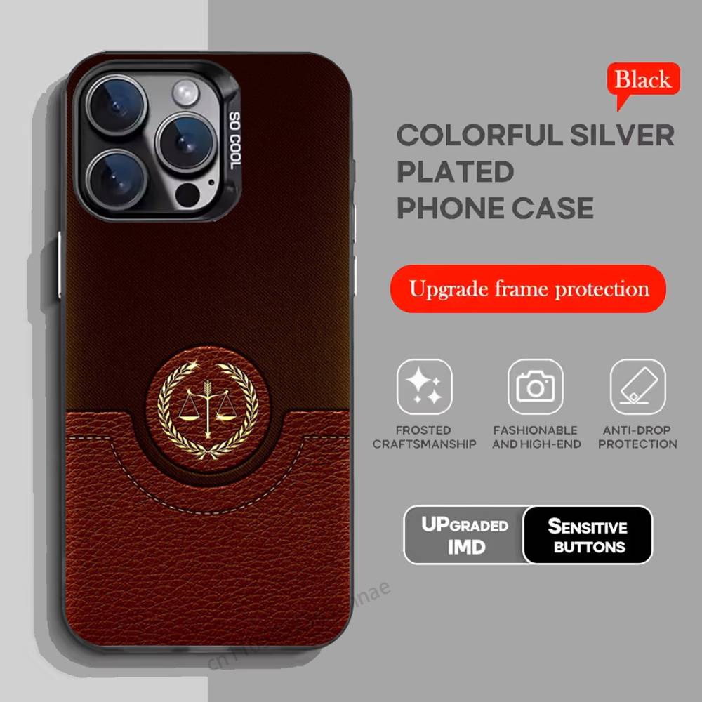 Law Lawyer Judge Justice phone Case for iPhone 17 11 12 Pro Max Plus Mini Air SE  16e 14 15 16 13 Soft Shell