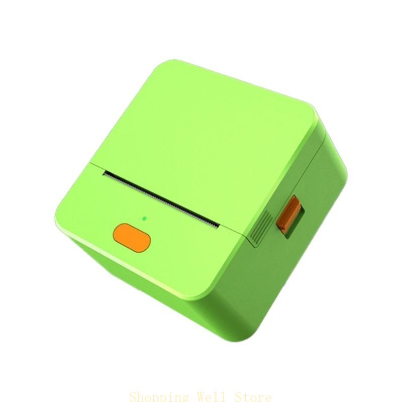 KX4B Label Maker Machine with Label Paper Inkless Thermal Label Maker Easy To Use for Home, Office, Business Labelling