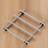 Heat Resistant Stainless Steel Trivets Non-Slip Feet Baking Pans Holder Hot Dish Holder Pots
