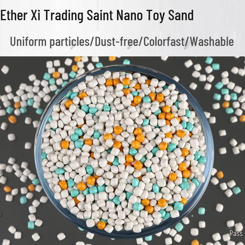 Conjunto Infantil de Arenero y Piscina de Bolas Oceánicas con Valla y Semillas de Casia Juguetes de Arena para Interior