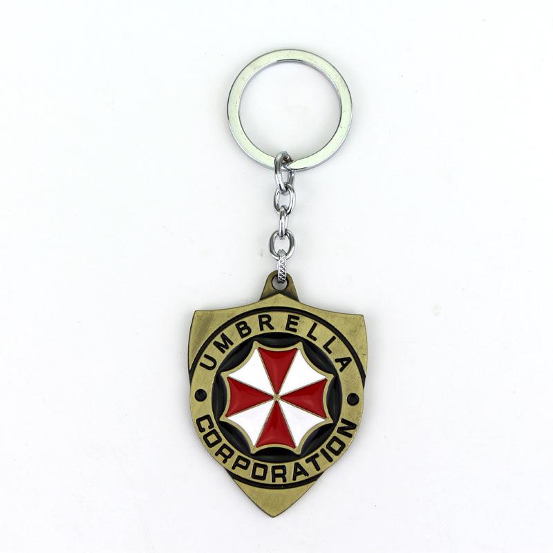 

Resident Evil Red Umbrella Keychain - 2017 Edition античный бронзовый
