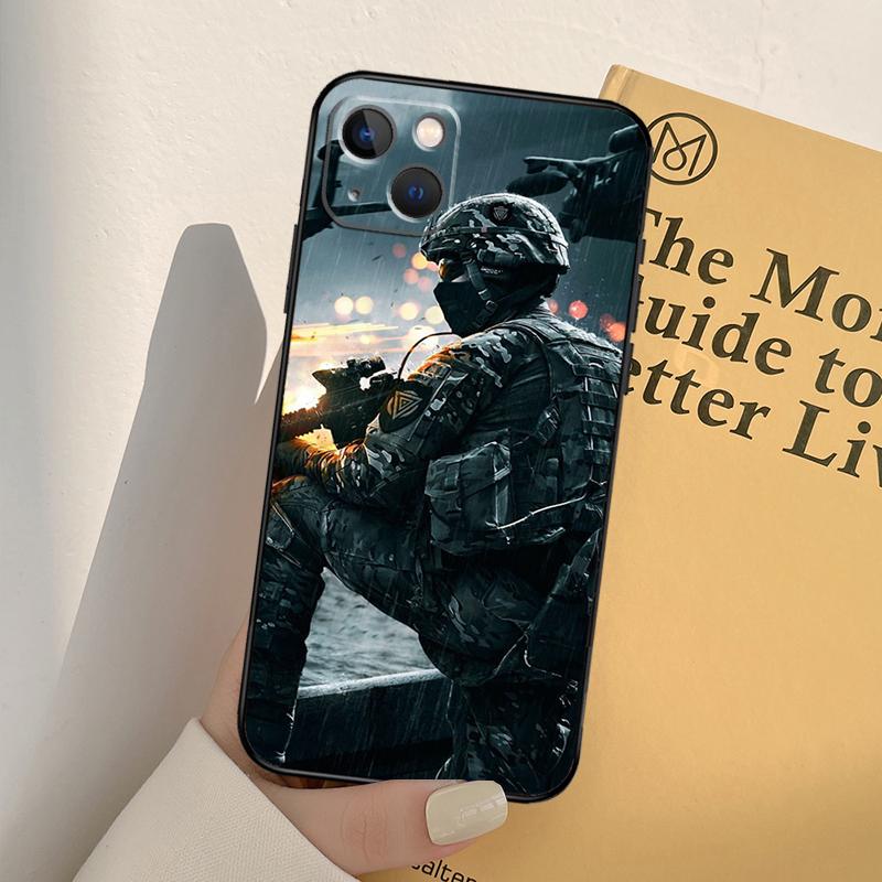 Army Soldier Special Forces Soft Phone Case For iPhone 17 Pro Max For iPhone 17 Air Silicone Cover Funda
