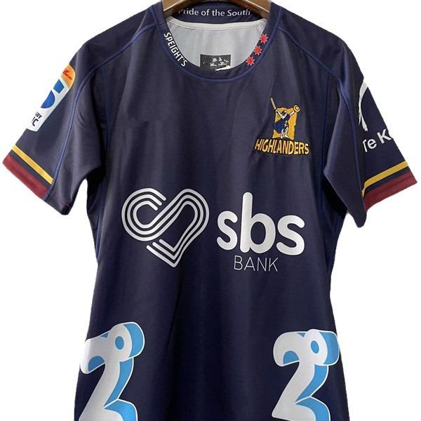 2024 Highlanders Men's Home & Away Rugby Jersey - Short Sleeve Sports Shirt