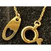 Used Star Jewelry Girl K10 Yellow Gold Diamond Necklace 40cm