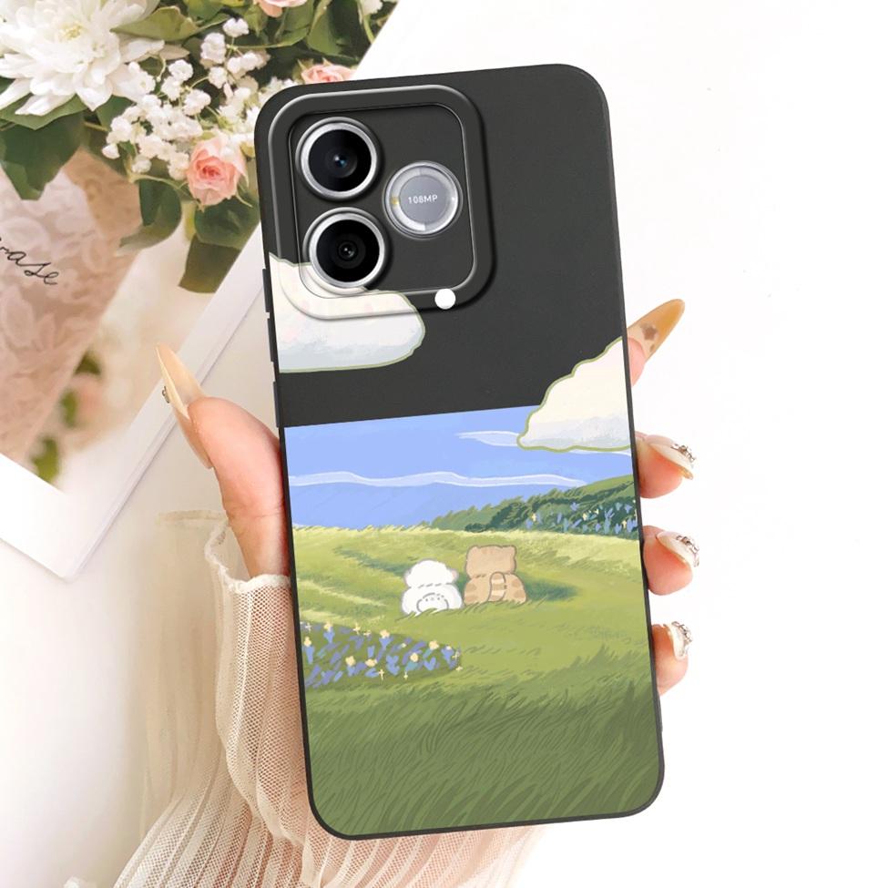For Honor 600 Lite 5G Casing Cover Silicone Luxury Fashion Kawaii Cute Painted Shockproof Phone Case For Honor LNA-NX1