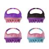 Portable Silicone Shampoo Brush Handheld Head Scalp Massage Brush Bath Massage Brush Body Shower Brush Soft Hair Comb Hair Care