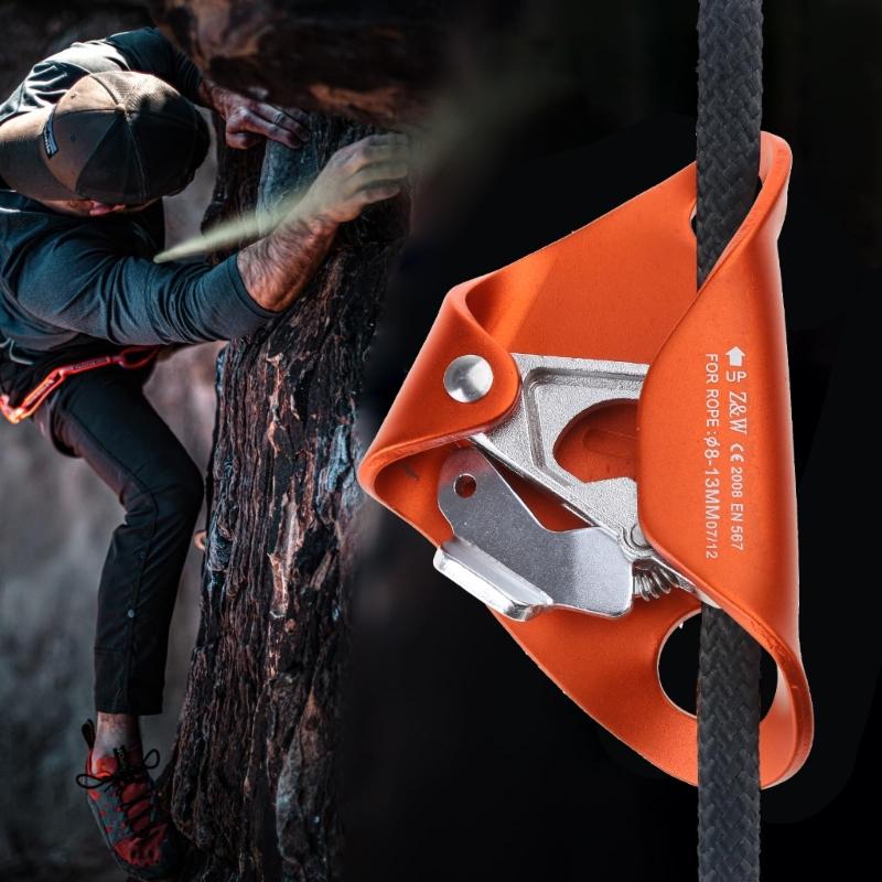 Rock Climbing Chest Ascender Abdominal Risers Rope Clamp Climbing Gear Durable
