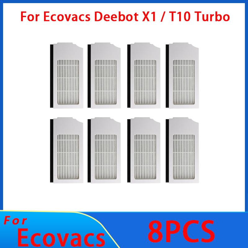 Für Ecovacs Deebot T10 OMNI X1 TURBO Saugroboter Filter Seitenbürste Reinigungstuch Ersatzteile Staubbehälter Zubehör