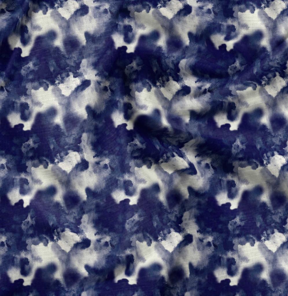 Soimoi Floral Print, Silk Fabric, Decor Sewing Fabric by The Yard 42 Inch Wide,  Decorative Fabric for Shirts Suits Ties,