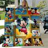 Mickey and Minnie Blanket Ultra-Soft, Warm, Cozy Throw for Living Room, Sofa, Four Seasons Travel Accessory Cute Cartoon Character Home Decoration