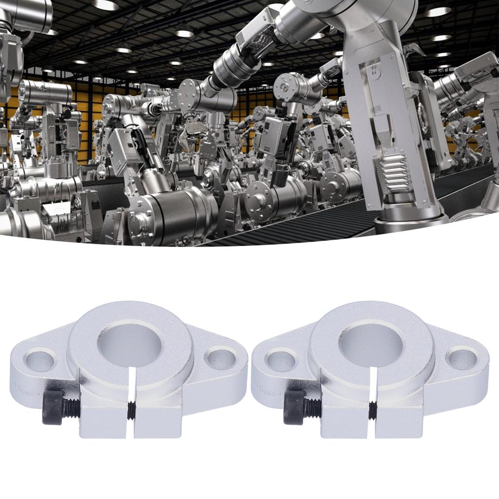 Linear Rail Shaft Support, Heat Treated Aluminum Alloy Horizontal Rail for 12mm Diameter Shaft, Automatic Devices