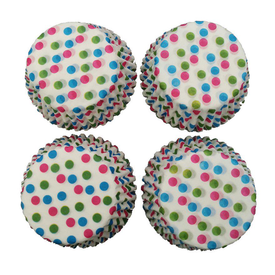 Buy HEI Dot Printed Cake Oil Paper Tray Baking Paper Cup 100pcs Cake