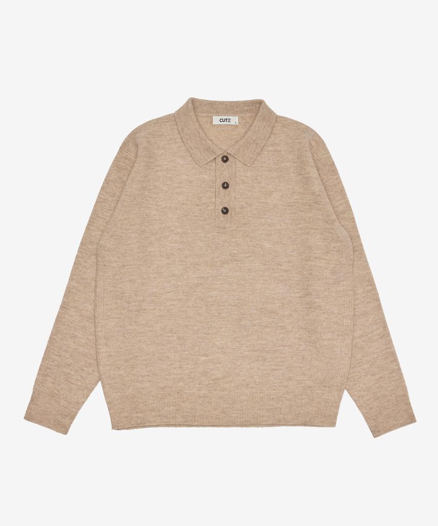 CUTZ Button Collar Knit - 3 Colors