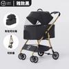 Pet Cart Dog Cat Teddy Trolley Out Small Pet Cart Lightweight Foldable Outdoor Travel Dog Stroller Cat Bag