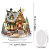 Acrylic Christmas House Colorful Light House Desktop Diamond Art Kits Diamond Painting Ornament Desktop Bedroom Table Decors