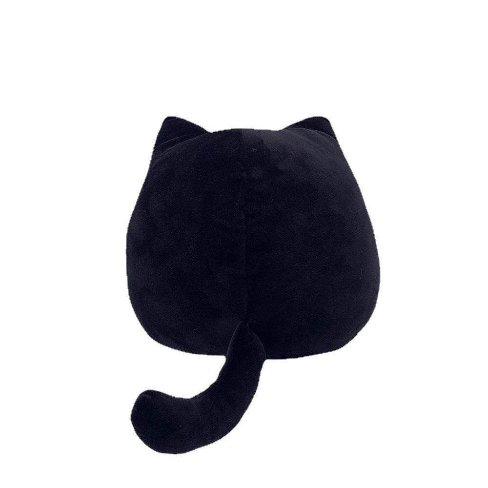 Black Cat Plush Toy Soft Kawaii Plushie Anime Pillows Lovely Cartoon Animal Stuffed Doll Girls Valentine Day Gifts Ornaments
