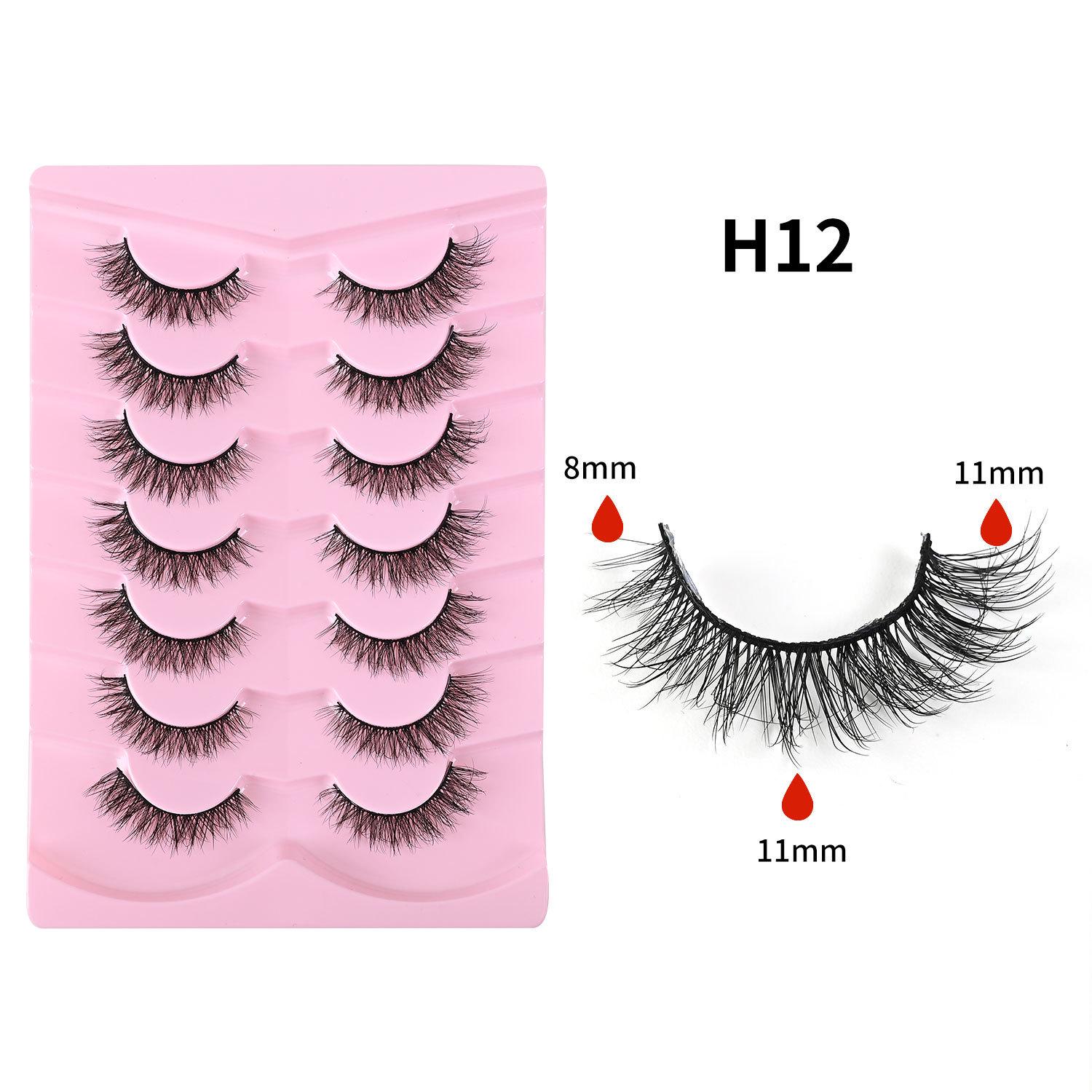 

Seven Pairs 5D Volume Lightweight Natural False Eyelashes