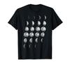 Moon Phases Graphic – Lunar Cycle Design, Astronomy Gift T-Shirt