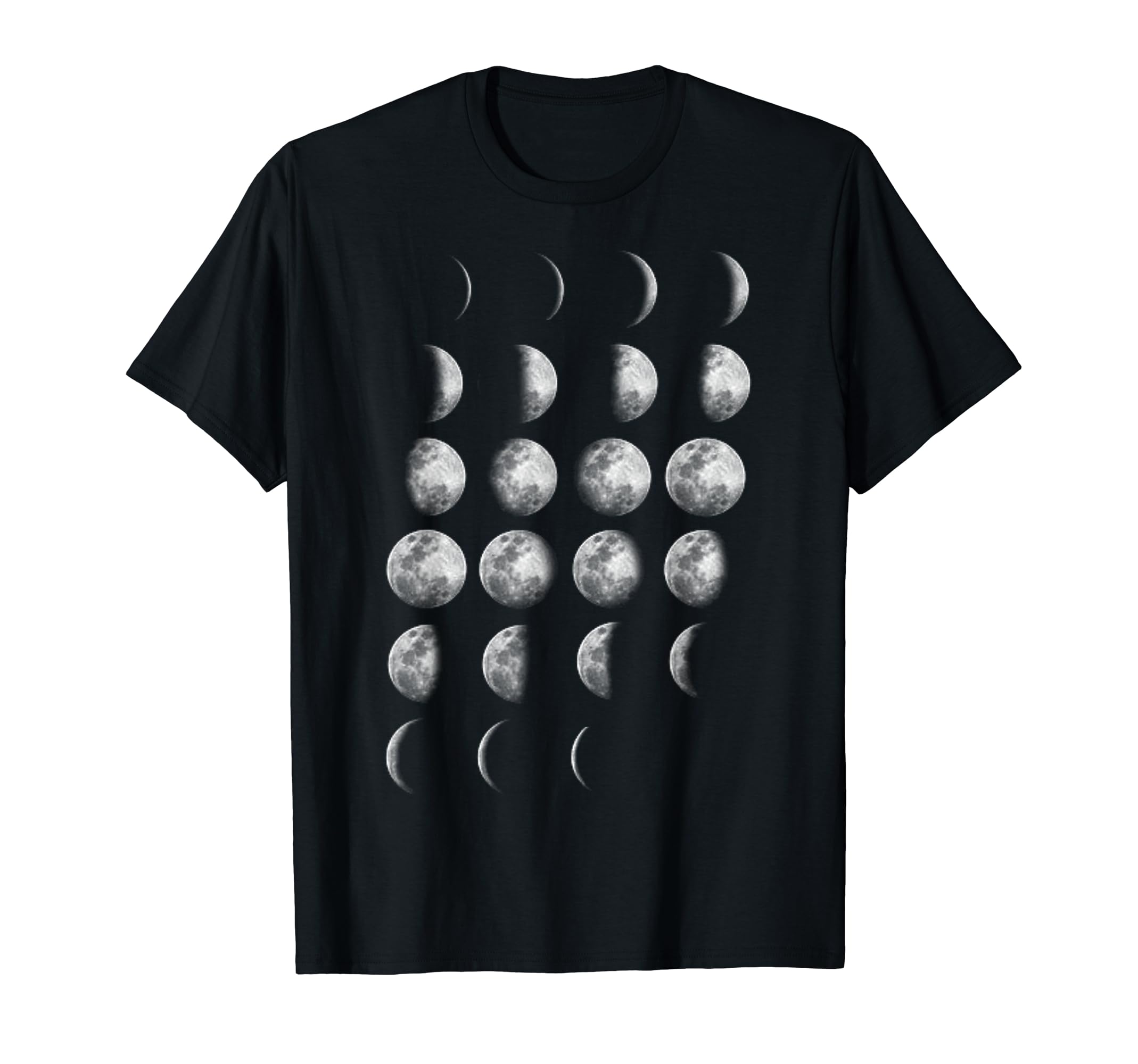Moon Phases Graphic – Lunar Cycle Design, Astronomy Gift T-Shirt