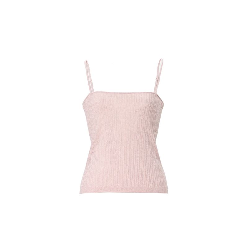 

Blacknini Human Love Italy Import Olivo Luxury 16-Pin Gold and Silver Silk Knitting Cardigan/Sling Sling-Light Powder((In Stock)) S