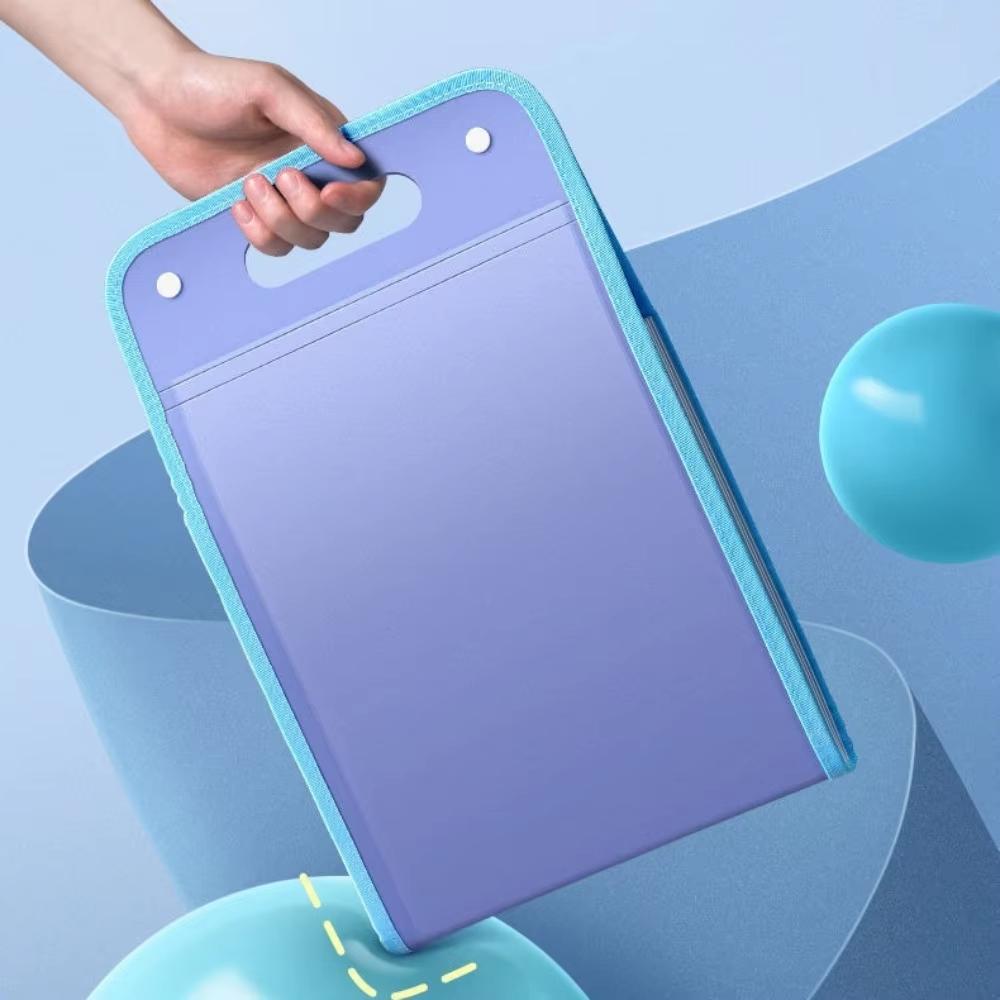 13-Pocket Translucent Expanding Accordion File Organizer with Labels, A4 Letter Size Paper Folder for Office School Home Accessories