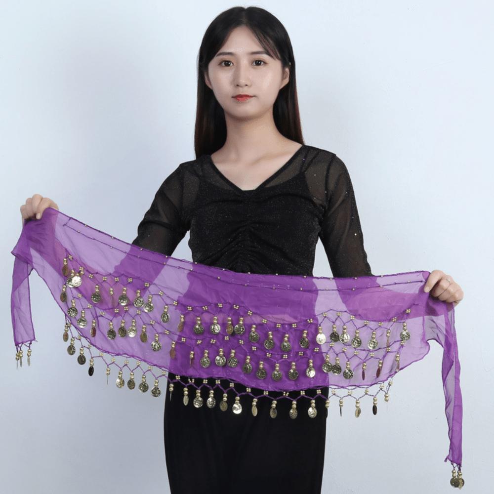 Waist chain three-layer belt hip scarf waist scarf Indian dance
