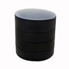 Drehbare mehrschichtige Desktop-Aufbewahrungsbox für Haaraccessoires, Schmuck, Kosmetik mit staubdichtem Deckel
