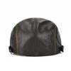 Northwood Solid Genuine Leather Autumn Ainter Berets Cap for Men Warm Beret Hats Flat Beret Cap Bone Brim Hats