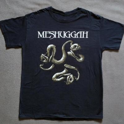 Vintage Meshuggah Band Black Cotton Size S-4XL T-Shirt Unisex Unisex T-Shirt