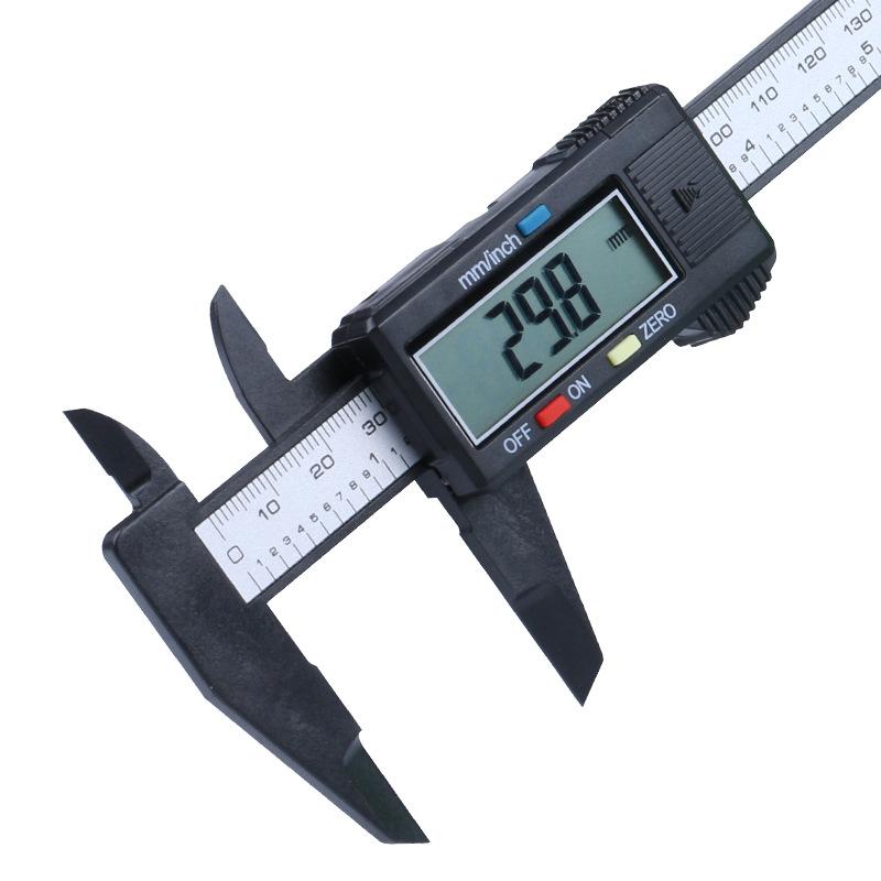 Koravo Electronic Digital Caliper 0-100-150mm All-Plastic Small Mini Blister Pack with Insert Card