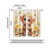 2 Pcs   Filtering Curtains (excluding Rods   Non-movable   Without Batteries) Cute Monkey for Use In Bedrooms and Living Rooms
