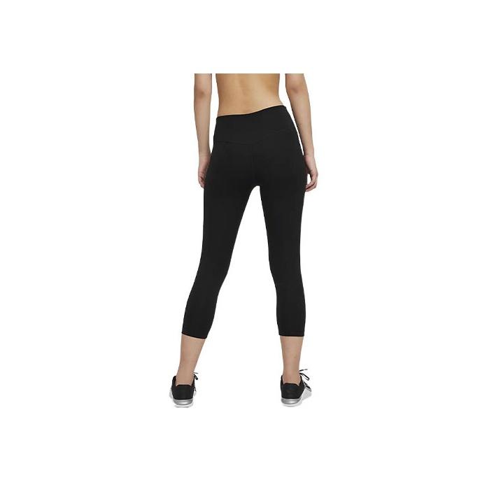 Nike Solid Logo Slim Fit Nine-Point Fitness Pants Women bottoms Black DD0248-010