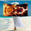 Custom Name Ultra-Soft Beach Towel with Pokémon Theme,Ideal for Pool - Camping, Diving - Perfect Travel Essential, Vibrant Beach Towel.