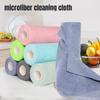 20 Sheets/Roll Microfiber Dishcloth Tear-off Household Kitchen Cloth Multi-Functional Cleaning Cloth Reusable Tableware Wipe