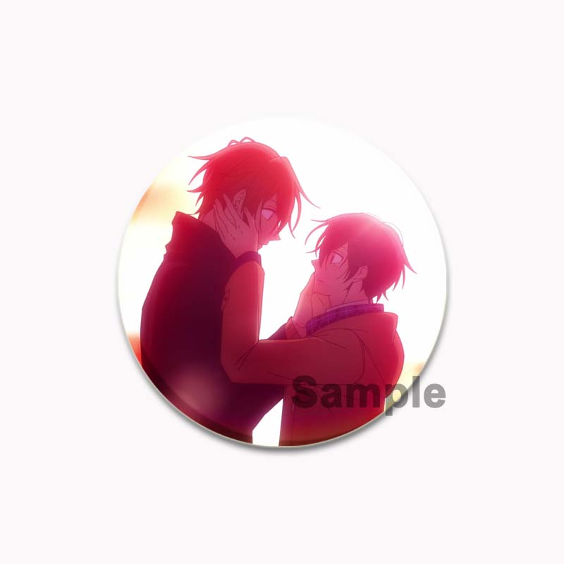 32/44/58mm Round Anime SASAKI and MIYANO Enamel Pins Handmade Brooch Cartoon Cosplay Badge On Backpack Jewelry Accessories Gifts