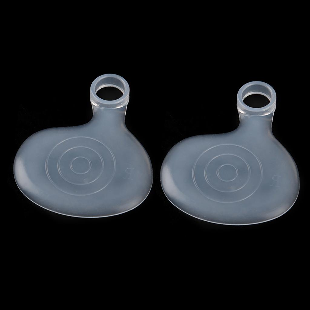 2pcs Unisex Silicone Forefoot Relieve Pain Correction Shock Absorption Insoles Cushion S