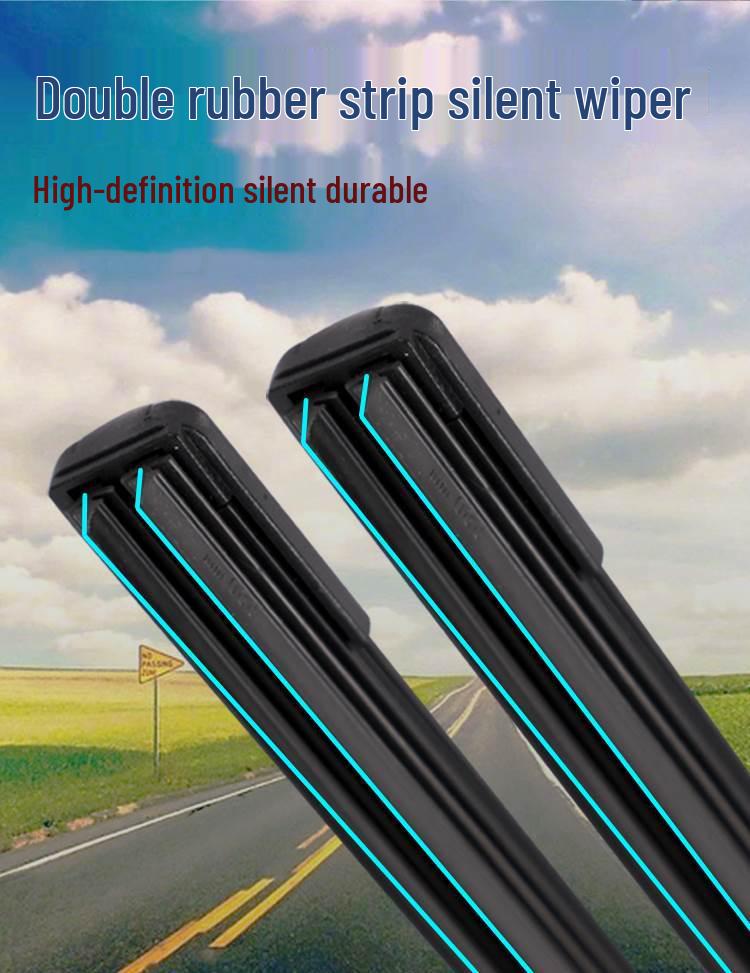 Dual Rubber Blade Wiper for Dongfeng Trucks: Tianlong, Tianjin, Hercules, Dolica, Captain, Fuli Ka, Xiaobawang