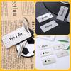 2026+ 50 Pack Stainless Steel Metal Engraving Blanks, Rectangle Blank Tags for Stamping, 1x2 Inch