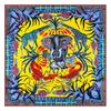 Manual Hand Rolled Twill Silk Scarf Women Timpani Print Square Scarves Echarpes Curled Foulards Femme Wrap Bandana Hijab 90CM
