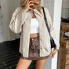Casual Solid Color Long-sleeved Vest Jacket for Women 2025 Autumn and Winter