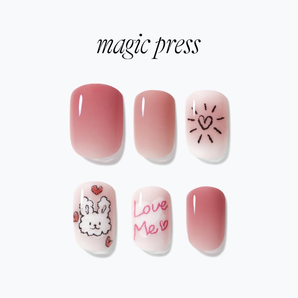 Magic Press Love Rabbit (Regular Round)
