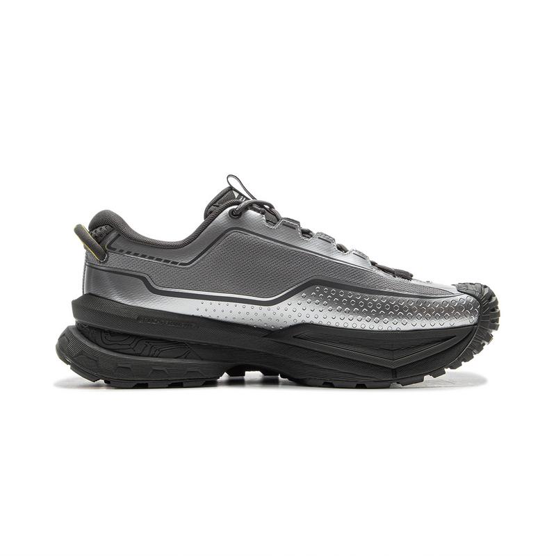 Li Ning Outdoor CF Tracing Low top Outdoor Hiking Shoes Unisex Silver AHTU023-9
