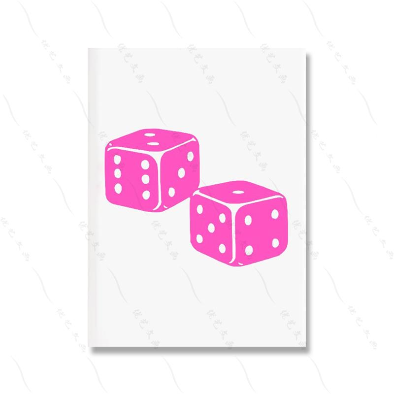 Pink Trendy Retro Wall Art Poker Y2k Poster Print Aesthetic Lucky You Funny Art Minimalist Canvas Painting Girl Room Home Decor