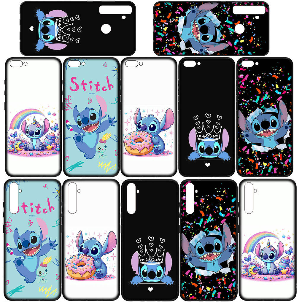 For Samsung Galaxy S25 S24 S23 S22 Ultra FE Plus A17 A37 A57 A56 A55 A06 A16 A15 A36 A26 A35 A05 A25 A54 S8 Phone Case Lilo Cartoon Stitch Lovely Cute