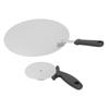 Stainless Steel Pizza Peel Shovel Spatula Folding Baking Cheese Lifter Tool for Serving Food12in