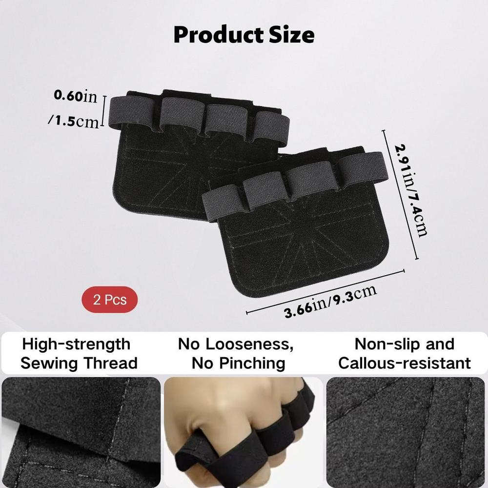 

Workout Grips Ergonomic Wraps Gloves 1 Pair Pull-Up Bar Training Grips For Men Women Exerciser Fitness Weightlifting