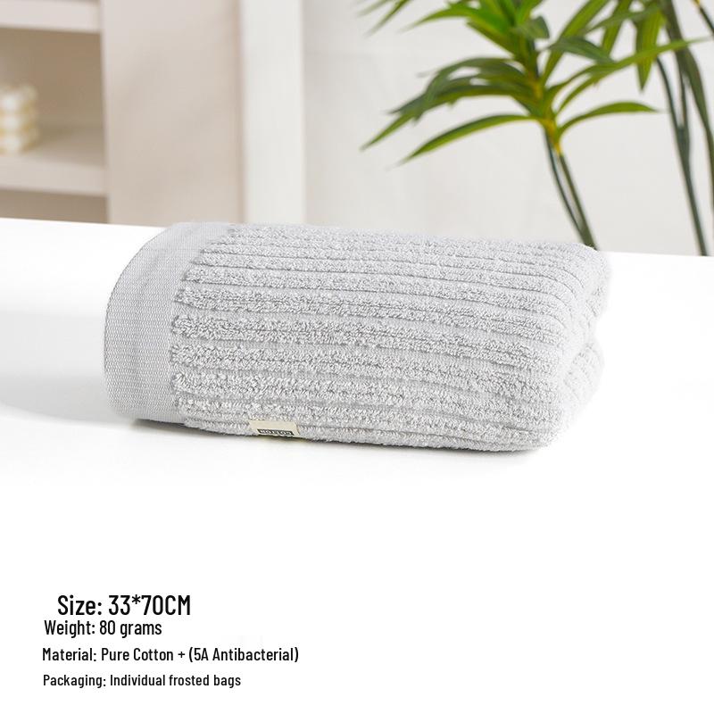 Antibakterielle reine Baumwolle einzeln verpackte Handtücher - Saugfähige Gesichts- & Badetücher für Erwachsene, Männer & Frauen