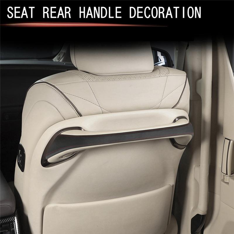 

Car Rear Seat Handle PU Leather Trim Strip For Toyota ALPHARD/VELLFIRE 40 Series 2025+ Car Interior Accessories чорний
