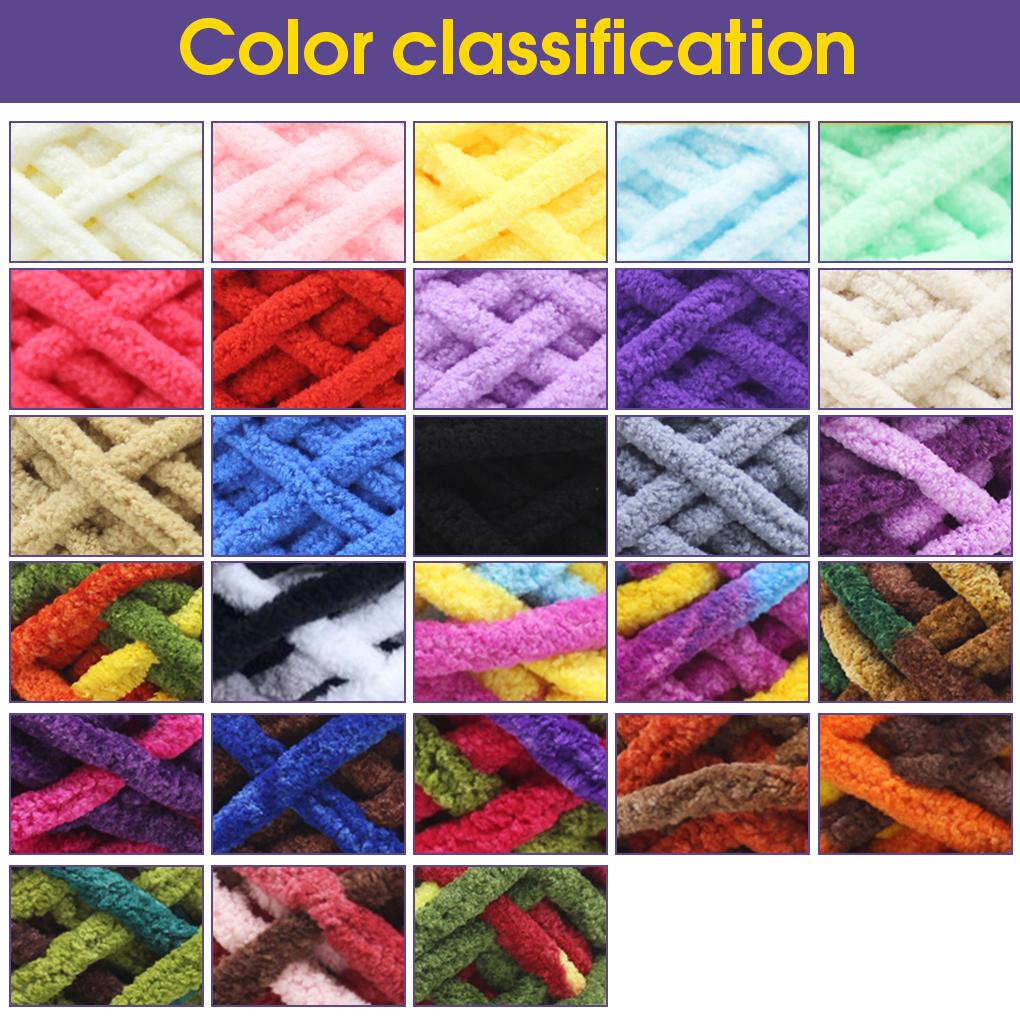 100g Soft Knitting Yarn Hand-knitting Thread Scarves Beanie Hat Cap Hand-knitted Crocheting Yarns DIY Craft Needlework Accessory